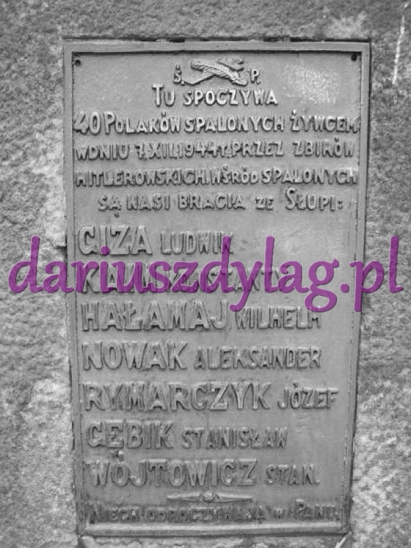 7 XII 1944 – pożar dworu w Żerosławicach OP AK "Szczerbiec" widział ze wzgórza koło Zagórzan, a w stronę Kobylca został wysłany patrol dwóch żołnierzy ("Stefan" i "Teściowa").
