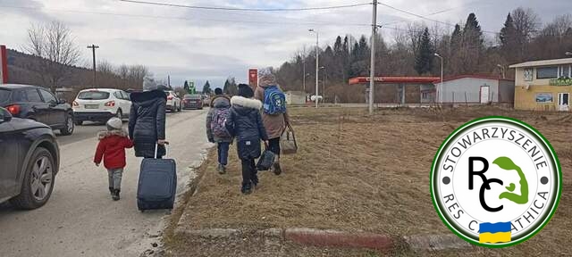 Uchodźcy na przejściu granicznym Krościenko-Smolnica