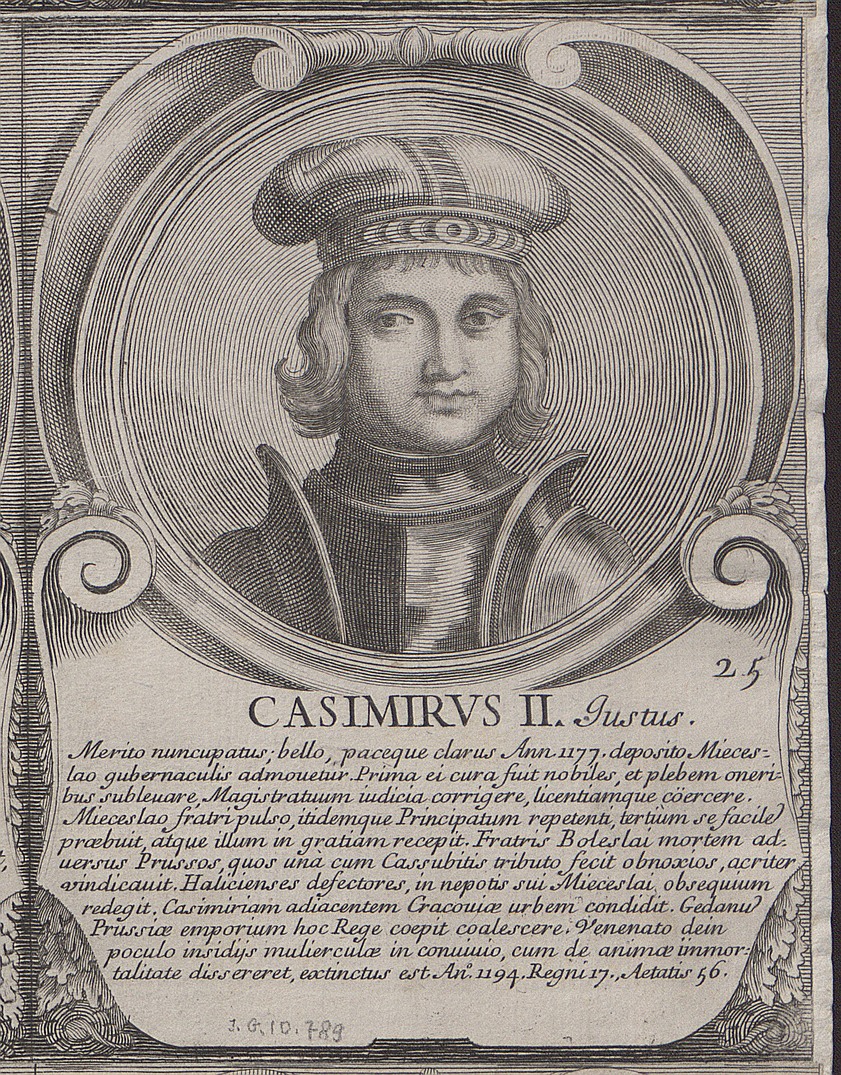 Kazimierz II Sprawiedliwy. Ryc. Benoît Farjat.