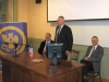 Od lewej: prof. dr hab. Aleksander Smoliński (UMK), płk dr hab. Juliusz Tym (AON) i dr hab. Michał Baczkowski, prof. UJ